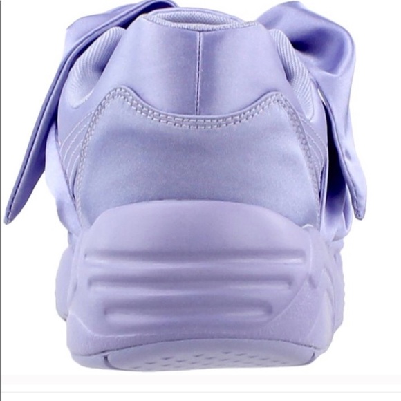 PUMA FENTY Purple Bow Sneakers NEW NWT - Picture 6 of 9